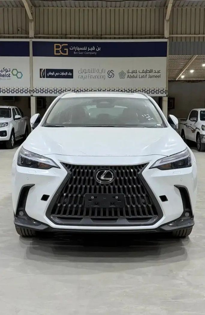 New Lexus NX 350 II, 2.4 l, 2025 in Saudi Arabia, Dammam by شركة بن قير للسيارات, White color. GCC Specs | AUTO.AE | Listing #266965