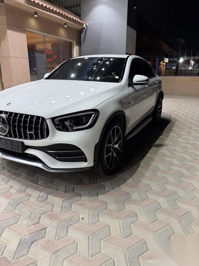 Used Mercedes-Benz GLC Coupe AMG 43 AMG I (C253) Facelift, 3.0 l, 2023 in Saudi Arabia, Dammam by معرض بن ناشي للسيارات, White color.  | AUTO.AE | Listing #264493