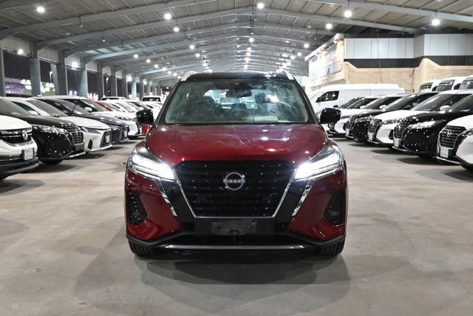 New ⁦Nissan Kicks I Facelift, 1.6 l, 2024⁩ in Saudi Arabia, Dammam by معرض محمد علي السهيمي للسيارات, Red color. GCC Specs | AUTO.AE | Listing #288718