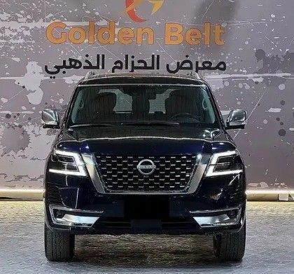 Used Nissan Patrol VI (Y62) Facelift 2, 5.6 l, 2023 in Saudi Arabia, Dammam by معرض الحزام الذهبي للسيارات, Blue color. GCC Specs | AUTO.AE | Listing #260393