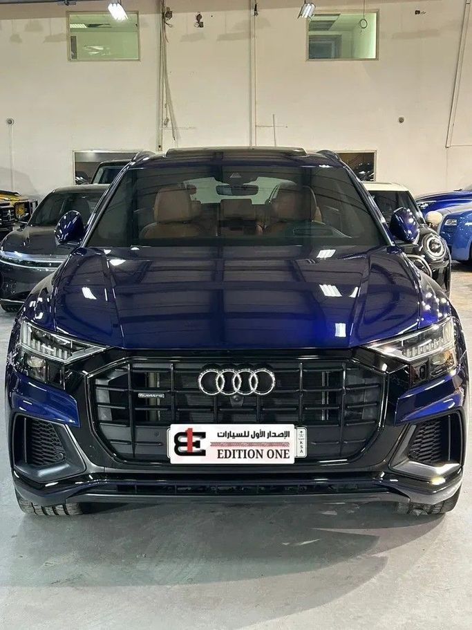 مستعملة Audi Q8 55 TFSI ط (4 م), 3.0 l, 2022 في في المملكة العربية السعودية, جدة من Edition One، اللون أزرق.  | AUTO.AE | إعلان #246794