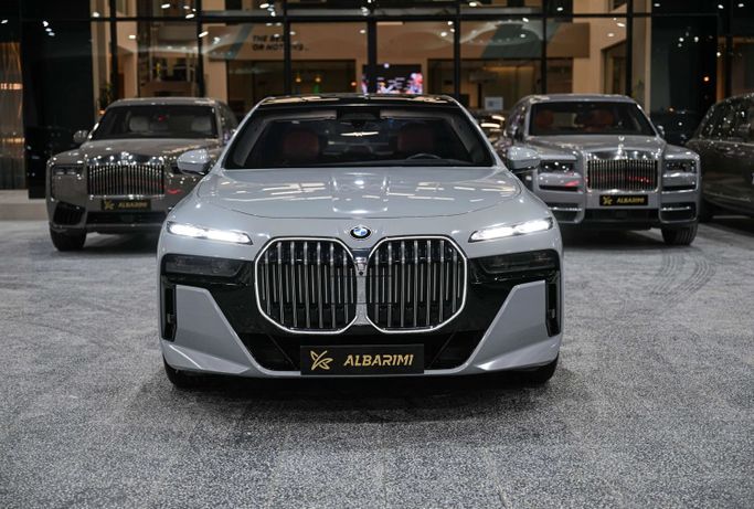 New BMW 7 Series 735i VII (G70), 3.0 l, 2023 in Saudi Arabia, Jeddah by Al Barimi Cars شركة البريمي للسيارات, Silver color. GCC Specs | AUTO.AE | Listing #252443