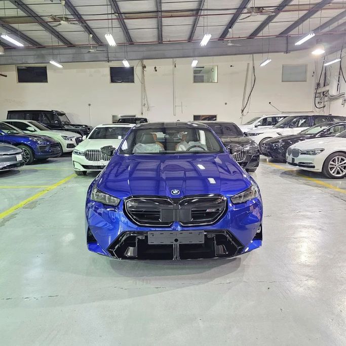 New BMW M5 VII (G90), 4.4 l, 2026 in Saudi Arabia, Jeddah by Edition One, Blue color.  | AUTO.AE