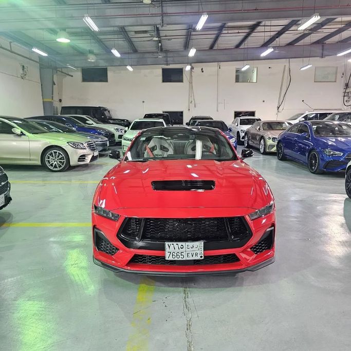 Used Ford Mustang GT VII, 5.0 l, 2024 in Saudi Arabia, Jeddah by Edition One, Red color. Korean Specs | AUTO.AE