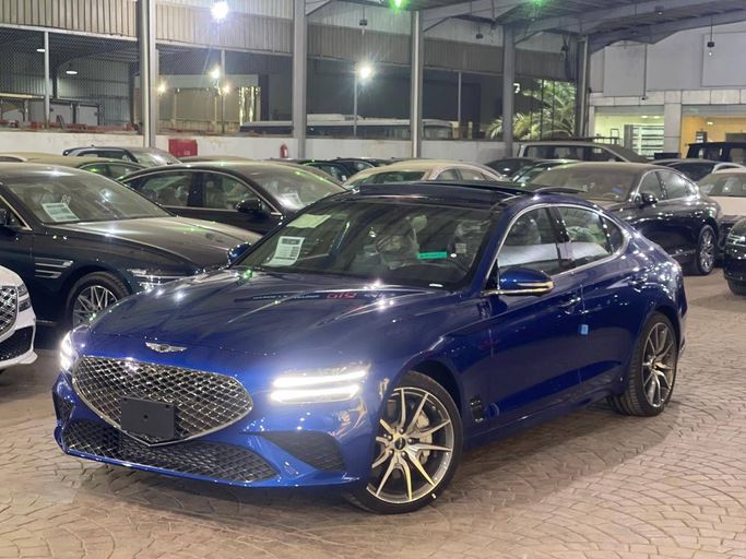 Новый Genesis G70 I Рестайлинг, 2.5 л, 2025 в Саудовская Аравия, Джидда от شركة رواج للسيارات Синий цвет. GCC | AUTO.AE