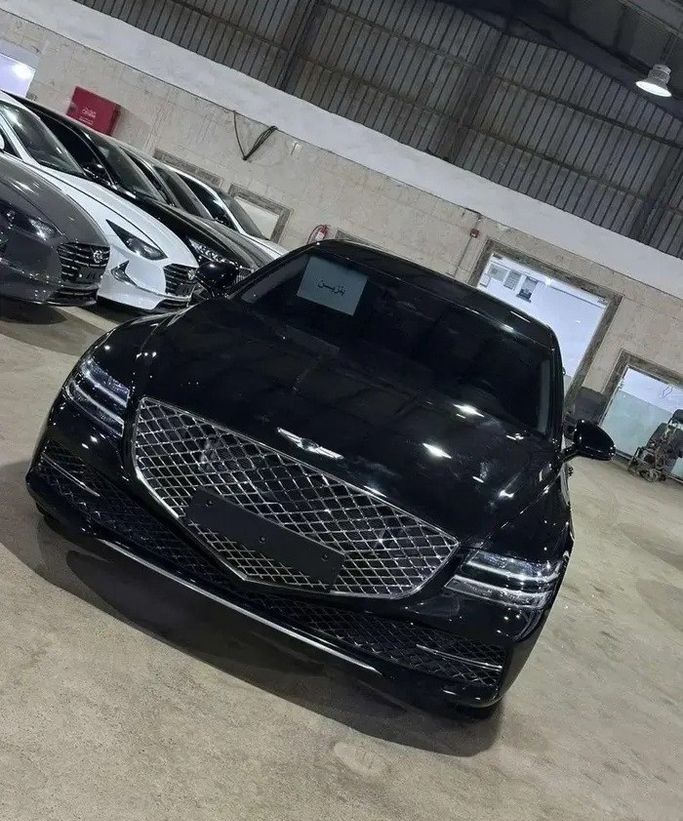 Used Genesis G80 II, 3.5 l, 2021 in Saudi Arabia, Jeddah by Manarat Al Tayseer شركة منارة التيسير, Black color. Korean Specs | AUTO.AE | Listing #295507 — photo 2 of 17