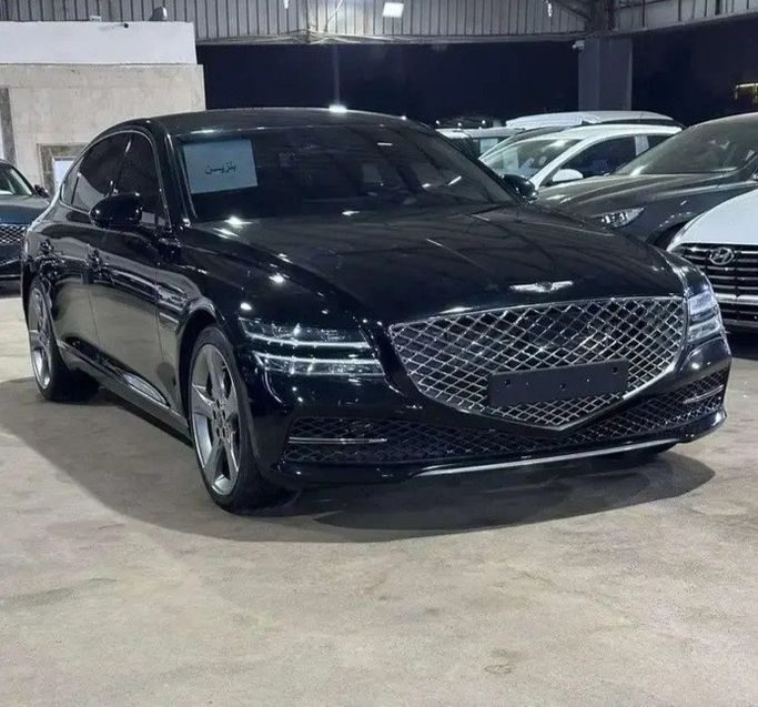 Used Genesis G80 II, 3.5 l, 2021 in Saudi Arabia, Jeddah by Manarat Al Tayseer شركة منارة التيسير, Black color. Korean Specs | AUTO.AE | Listing #295507 — photo 4 of 17