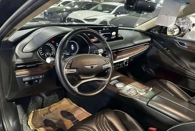 Used Genesis G80 II, 3.5 l, 2021 in Saudi Arabia, Jeddah by Manarat Al Tayseer شركة منارة التيسير, Black color. Korean Specs | AUTO.AE | Listing #295507 — photo 8 of 17