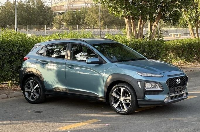 Used Hyundai Kona I, 2.0 l, 2020 in Saudi Arabia, Jeddah by Al Murjan Cars معرض المرجان للسيارات, Light Blue color. Korean Specs | AUTO.AE | Listing #283723