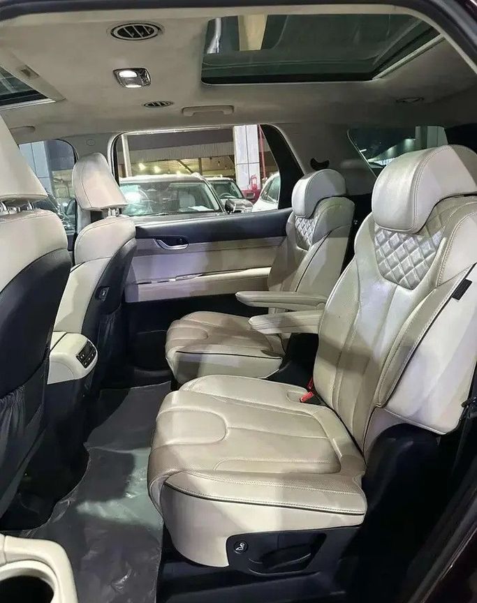 مستعملة Hyundai Palisade I، 2.2 لتر، 2021 في المملكة العربية السعودية، جدة من Manarat Al Tayseer شركة منارة التيسير، اللون خمري. المواصفات الكورية | AUTO.AE | إعلان #295932 — صورة 16 من 19