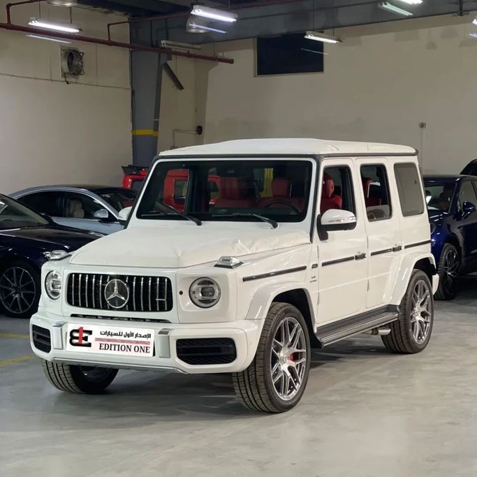 New Mercedes-Benz G-Class AMG 63 AMG II (W463), 4.0 l, 2024 in Saudi Arabia, Jeddah by Edition One, White color.  | AUTO.AE