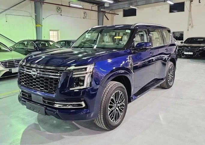جديدة Nissan Patrol سابعاً (Y63), 3.5 l, 2025 في في المملكة العربية السعودية, جدة من Edition One، اللون أزرق.  | AUTO.AE | إعلان #246605