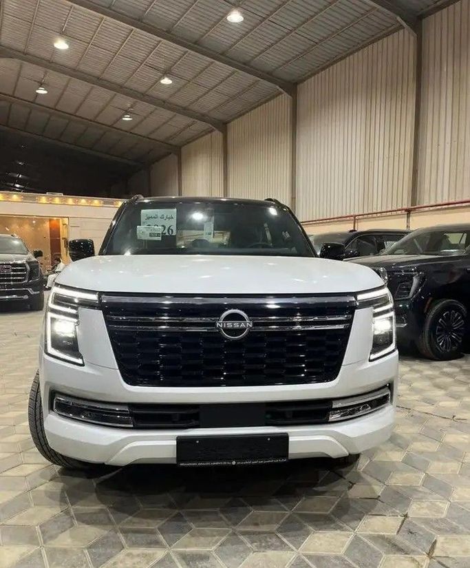 جديدة Nissan Patrol سابعاً (Y63), 3.8 l, 2026 في في المملكة العربية السعودية, جدة من Khiyarak Al Mumayaz  معرض خيارك المميز للسيارات، اللون أبيض. مواصفات الخليج | AUTO.AE | إعلان #253093