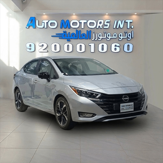 جديدة Nissan Sunny عملية فيس ليفت N18, 1.6 l, 2024 في في المملكة العربية السعودية, جدة من Auto Motors Int. أوتو موتورز العالمية، اللون فضي.  | AUTO.AE