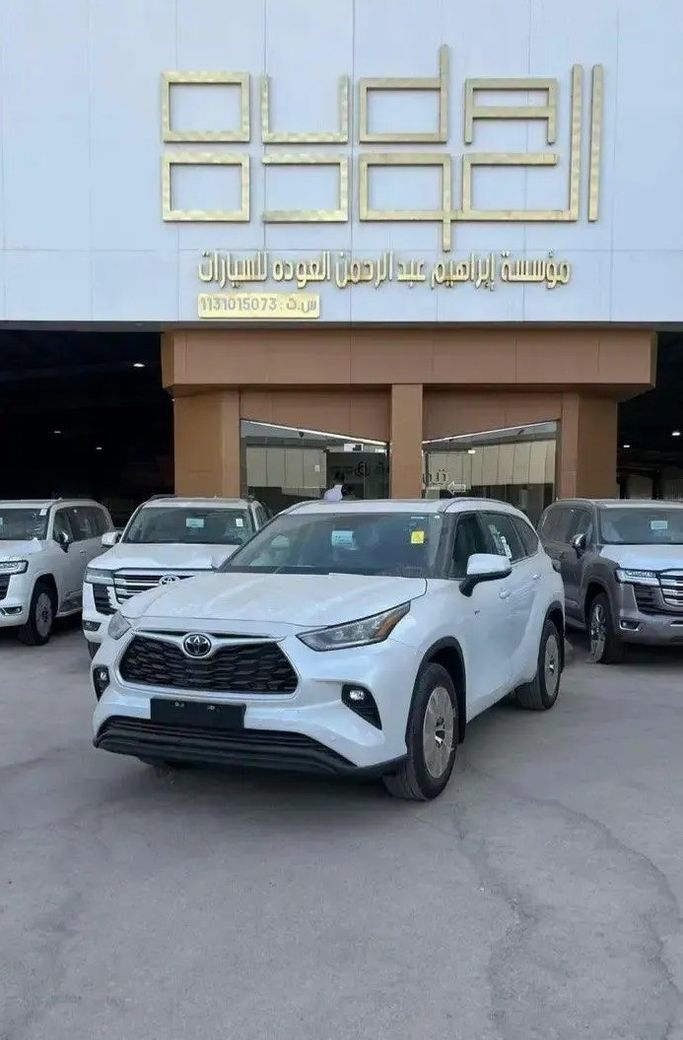 Новый Toyota Highlander IV (U70), 2.5 л, 2025 в Саудовская Аравия, Джидда от Aloudh Motors Белый цвет. GCC | AUTO.AE | Объявление #274119