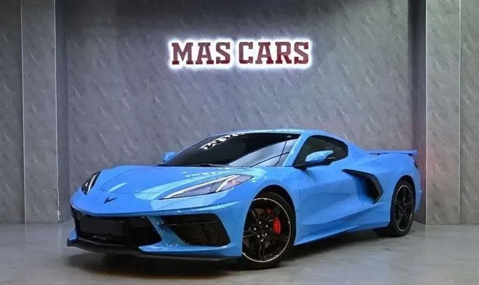 Used Chevrolet Corvette Stingray C8, 6.2 l, 2025 in Saudi Arabia, Khobar by ماس للسيارات MAS CARS, Light Blue color.  | AUTO.AE | Listing #271795