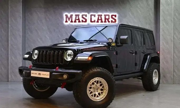 Used Jeep Wrangler IV (JL) Facelift, 3.6 l, 2024 in Saudi Arabia, Khobar by ماس للسيارات MAS CARS, Black color.  | AUTO.AE | Listing #271746