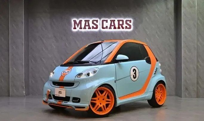 مستعملة Smart Fortwo ثانياً, 1.0 l, 2009 في في المملكة العربية السعودية, الخبر من ماس للسيارات MAS CARS، اللون أزرق فاتح.  | AUTO.AE | إعلان #271777