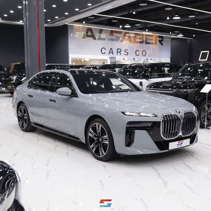 New BMW 7 Series 740i VII (G70), 3.0 l, 2026 in Saudi Arabia, Riyadh by Al Saber Cars شركة السبر للسيارات, Grey color.  | AUTO.AE | Listing #249946