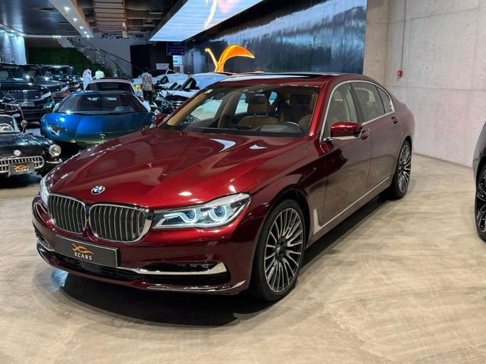 Подержанный BMW 7 Series 750Li VI (G11/G12), 4.4 л, 2017 в Саудовская Аравия, Эр-Рияд от X Cars Бордовый цвет. GCC | AUTO.AE | Объявление #255338