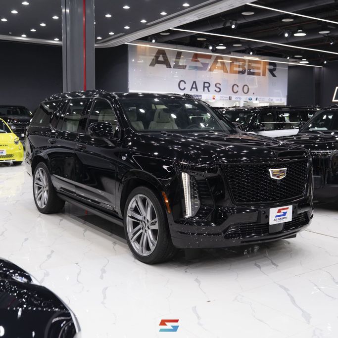 New Cadillac Escalade 600 V Facelift, 6.2 l, 2025 in Saudi Arabia, Riyadh by Al Saber Cars شركة السبر للسيارات, Black color.  | AUTO.AE | Listing #249950