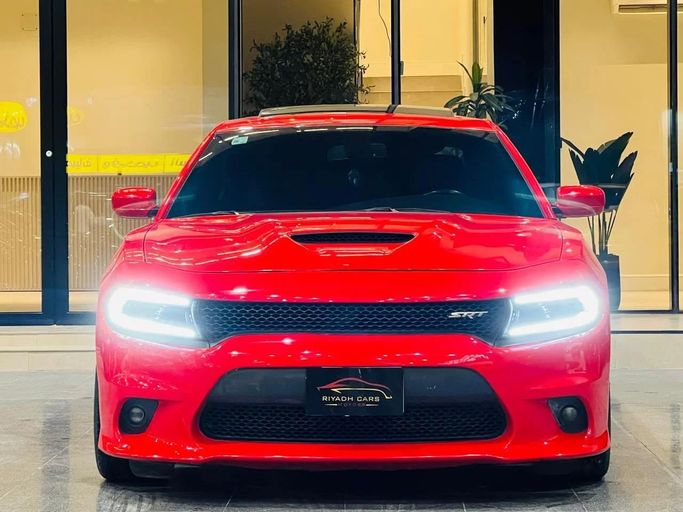 Used Dodge Charger SRT VII (LD) Facelift, 6.4 l, 2022 in Saudi Arabia, Riyadh by Riyadh Cars معرض الرياض للسيارات, Red color. GCC Specs | AUTO.AE | Listing #257699