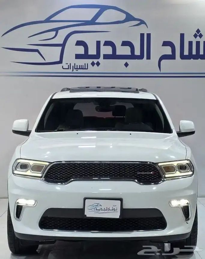 Used Dodge Durango III Facelift 2, 3.6 l, 2021 in Saudi Arabia, Riyadh by Al Wishah Cars معرض الوشاح للسيارات, White color. GCC Specs | AUTO.AE | Listing #259065