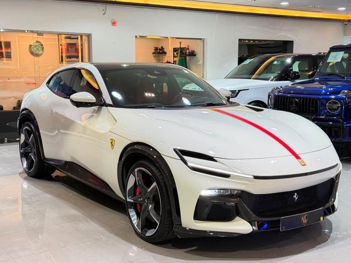مستعملة Ferrari Purosangue, 6.5 l, 2024 في في المملكة العربية السعودية, الرياض من Black Car ، اللون أبيض. المواصفات الأوروبية | AUTO.AE | إعلان #256654