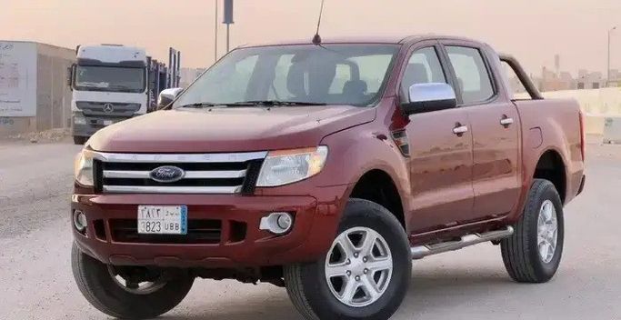 Used ⁦Ford Ranger T6, 2.5 l, 2015⁩ in Saudi Arabia, Riyadh by شركة رمال الأندلس للسيارات, Red color.  | AUTO.AE | Listing #288982