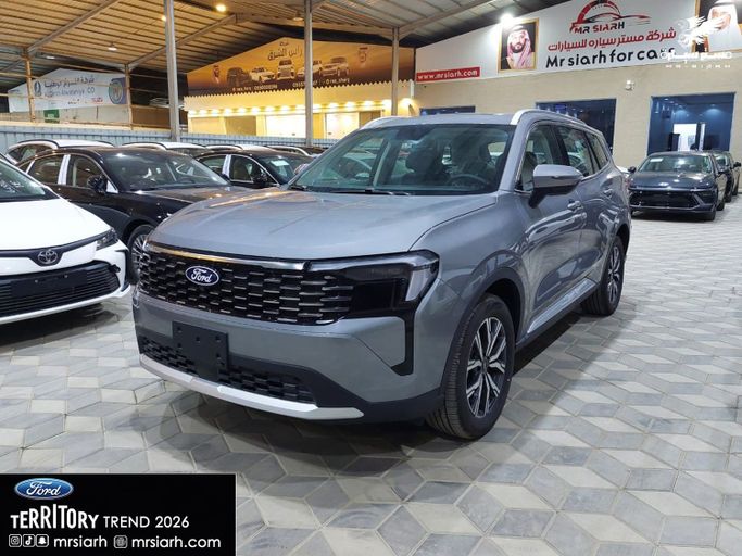 New Ford Territory CX743MCA, 1.8 l, 2026 in Saudi Arabia, Riyadh by Mr Siarh شركة مستر سيارة للسيارات, Silver color.  | AUTO.AE | Listing #251748
