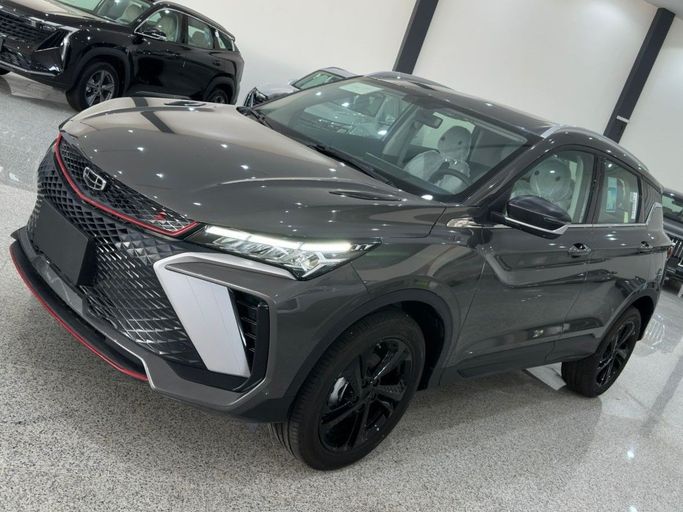 New Geely Coolray I Facelift, 1.5 l, 2025 in Saudi Arabia, Riyadh by Al Imtiaz Cars شركة الامتياز للسيارات, Grey color. GCC Specs | AUTO.AE | Listing #257942