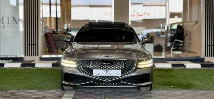 Подержанный Genesis G80 II, 3.5 л, 2022 в Саудовская Аравия, Эр-Рияд от Al Tamim ال تميم Бронзовый цвет.  | AUTO.AE | Объявление #249376