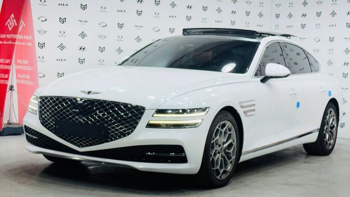 Подержанный Genesis G80 II, 2.5 л, 2022 в Саудовская Аравия, Эр-Рияд от SAM MOTORS سام موتورز لاستيراد السيارات Белый цвет.  | AUTO.AE | Объявление #254219