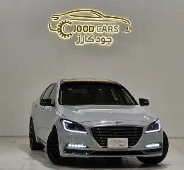 Used Genesis G80 I, 3.3 l, 2019 in Saudi Arabia, Riyadh by Joud Cars معرض جود كارز للسيارات, White color. GCC Specs | AUTO.AE | Listing #263306