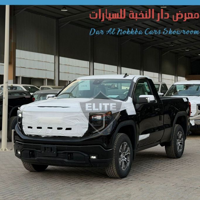جديدة GMC Sierra فيس ليفت IV, 5.3 l, 2026 في في المملكة العربية السعودية, الرياض من Dar Al Nukhbah Cars معرض دار النخبة للسيارات 2، اللون أسود. مواصفات الخليج | AUTO.AE | إعلان #256622