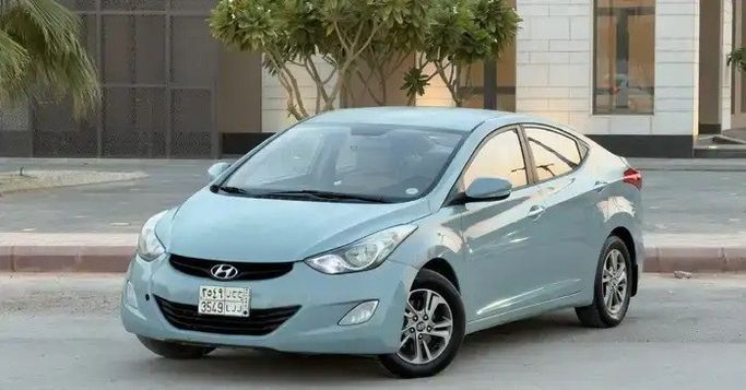 Used ⁦Hyundai Elantra V (MD) Facelift, 2.0 l, 2014⁩ in Saudi Arabia, Riyadh by شركة رمال الأندلس للسيارات, Light Blue color.  | AUTO.AE | Listing #288984