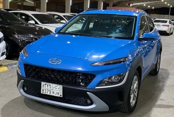 Used Hyundai Kona I Facelift, 1.6 l, 2021 in Saudi Arabia, Riyadh by Fal Al Khair فال الخير, Blue color. Other | AUTO.AE | Listing #259657