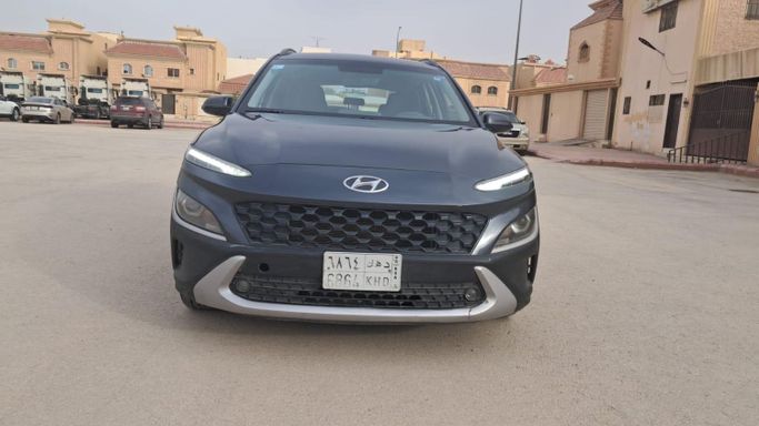 Used Hyundai Kona I Facelift, 1.6 l, 2021 in Saudi Arabia, Riyadh by Insta Car انستا كار, Navy Blue color.  | AUTO.AE | Listing #261607