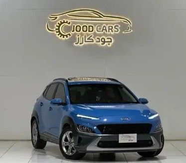 Used Hyundai Kona I Facelift, 1.6 l, 2023 in Saudi Arabia, Riyadh by Joud Cars معرض جود كارز للسيارات, Blue color. GCC Specs | AUTO.AE | Listing #263378