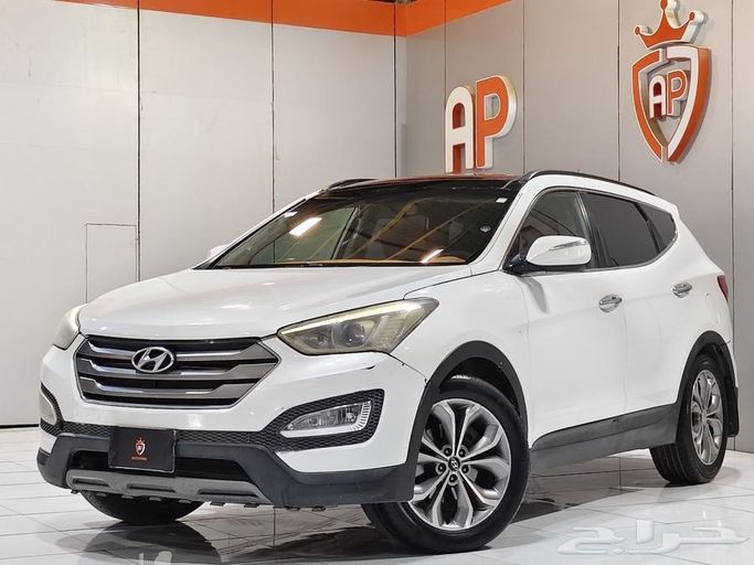 Подержанный Hyundai Santa Fe III, 3.3 л, 2015 в Саудовская Аравия, Эр-Рияд от Auto Park اوتو بارك Белый цвет.  | AUTO.AE | Объявление #263699