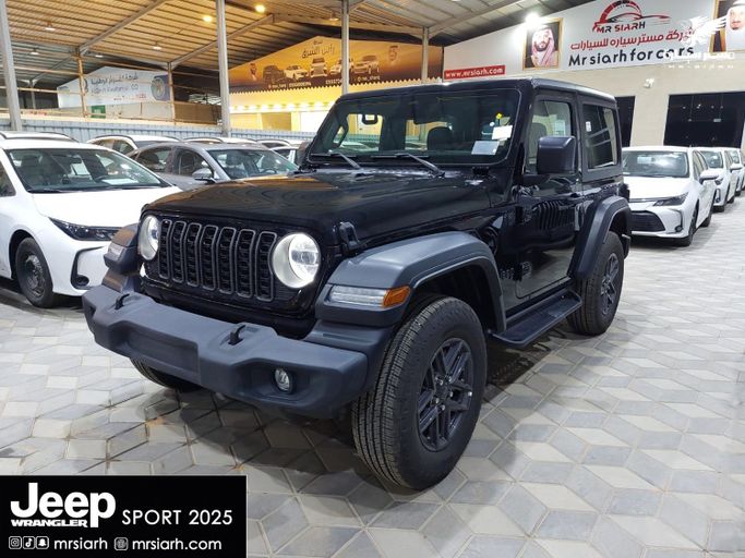 New Jeep Wrangler IV (JL) Facelift, 2.0 l, 2025 in Saudi Arabia, Riyadh by Mr Siarh شركة مستر سيارة للسيارات, Black color.  | AUTO.AE | Listing #251727
