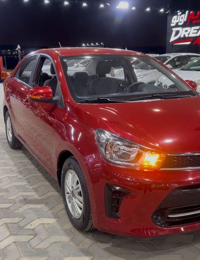 New Kia Pegas, 1.4 l, 2025 in Saudi Arabia, Riyadh by Dream Auto شركة دريم اوتو, Red color. GCC Specs | AUTO.AE | Listing #258050