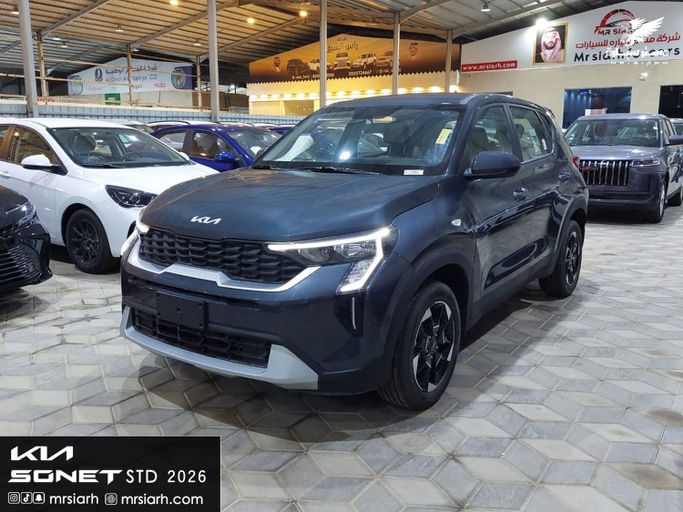 New Kia Sonet I Facelift, 1.5 l, 2026 in Saudi Arabia, Riyadh by Mr Siarh شركة مستر سيارة للسيارات, Navy Blue color.  | AUTO.AE | Listing #251738