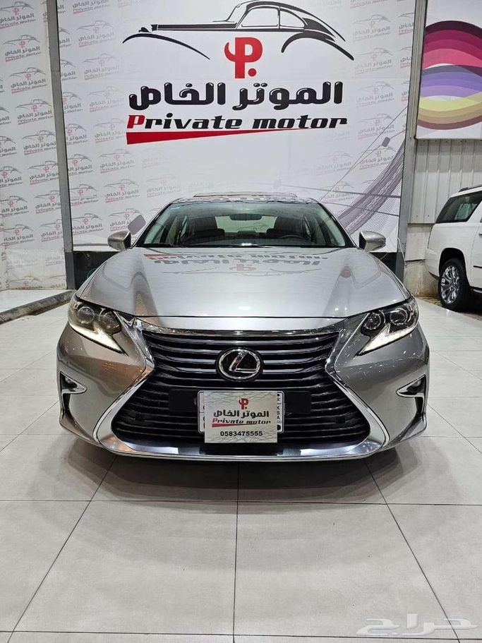 Подержанный Lexus ES 350 VI (XV60) Рестайлинг, 3.5 л, 2017 в Саудовская Аравия, Эр-Рияд от Private Motor شركة الموتر الخاص للسيارات Серебристый цвет.  | AUTO.AE | Объявление #248790