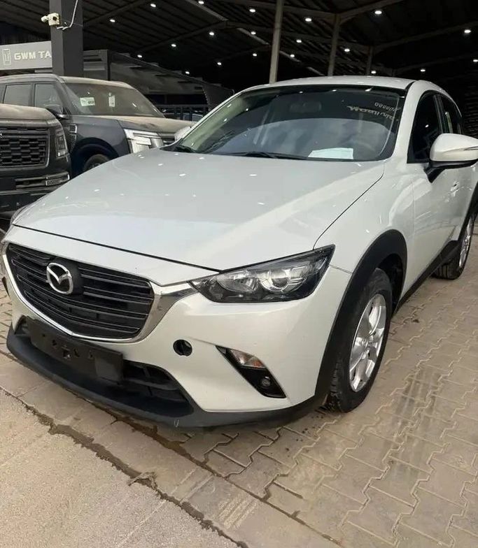 Used Mazda CX-3 I Facelift, 2.0 l, 2023 in Saudi Arabia, Riyadh by Fahad Salman & Ali Al Omair شركة فهد سلمان وعلي العمير للسيارات, White color. GCC Specs | AUTO.AE | Listing #257325