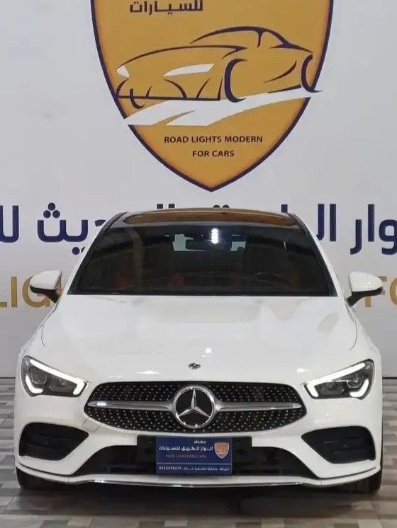 Used Mercedes-Benz CLA 250 II (C118, X118) Facelift, 2.0 l, 2023 in Saudi Arabia, Riyadh by Anwar Al Tareeq Al Hadith  معرض انوار الطريق الحديث, White color. GCC Specs | AUTO.AE | Listing #260313