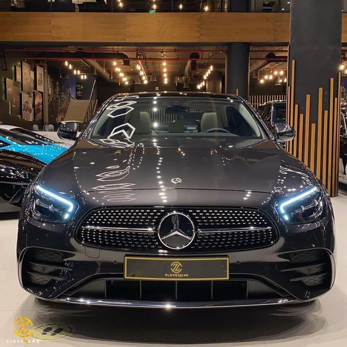 New Mercedes-Benz E-Class 200 V (W213, S213, C238), 2.0 l, 2021 in Saudi Arabia, Riyadh by Eleven car, Grey color.  | AUTO.AE
