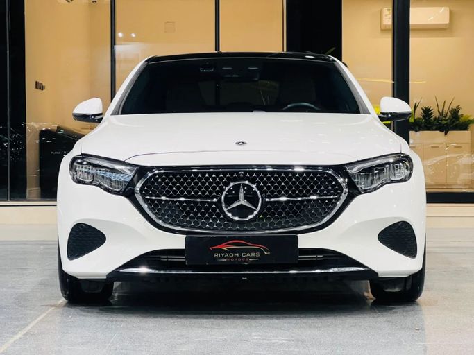 Used Mercedes-Benz E-Class 200 VI (W214, S214), 2.0 l, 2024 in Saudi Arabia, Riyadh by Riyadh Cars معرض الرياض للسيارات, White color. GCC Specs | AUTO.AE | Listing #258826