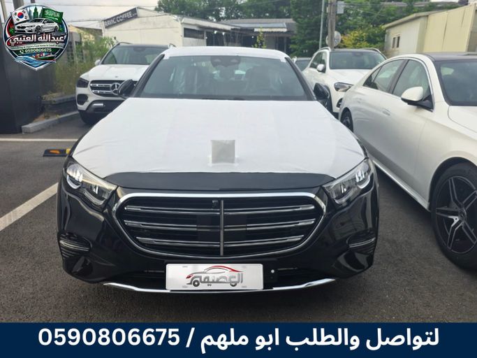 Used Mercedes-Benz E-Class 200 VI (W214, S214), 2.0 l, 2026 in Saudi Arabia, Riyadh by Al Osaimi Cars معرض العصيمي للسيارات, Black color. Korean Specs | AUTO.AE | Listing #264111