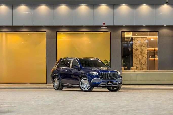 مستعملة Mercedes-Benz Maybach GLS 600 I, 4.0 l, 2020 في في المملكة العربية السعودية, الرياض من Emad Cars  عماد كارز ، اللون أزرق. مواصفات الخليج | AUTO.AE | إعلان #255765